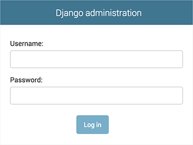 GingerDJ admin login screen